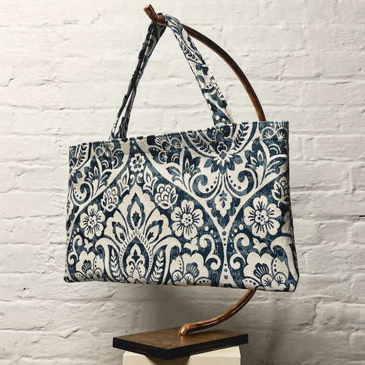 Everyday Bag (Blue Paisley)